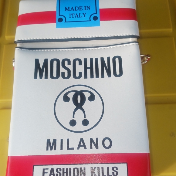 Moschino Handbags - Moschino Milano Fashion Kills Statement Bag